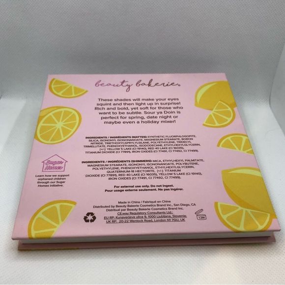 Beauty Bakerie Sour Ya Doin? Warm Toned Eyeshadow Palette Matte Shimmer - Picture 4 of 7
